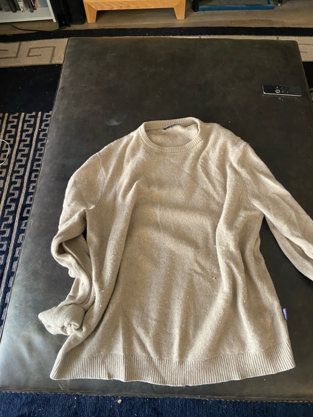 Patagonia Cashmere Beige Crewneck Sweater - Neutral Knit